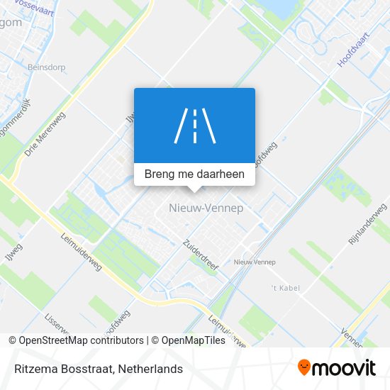 Ritzema Bosstraat kaart