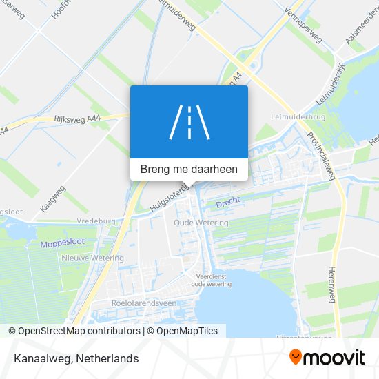 Kanaalweg kaart