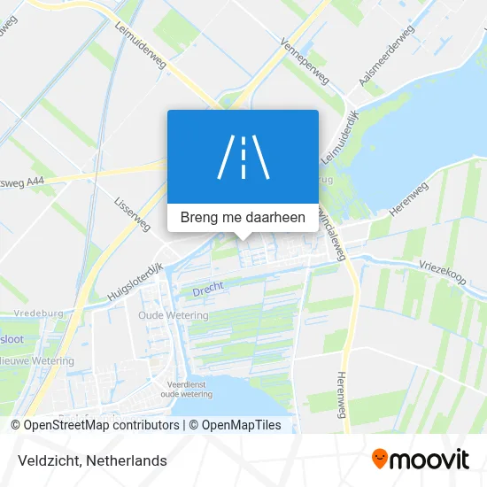 Veldzicht kaart