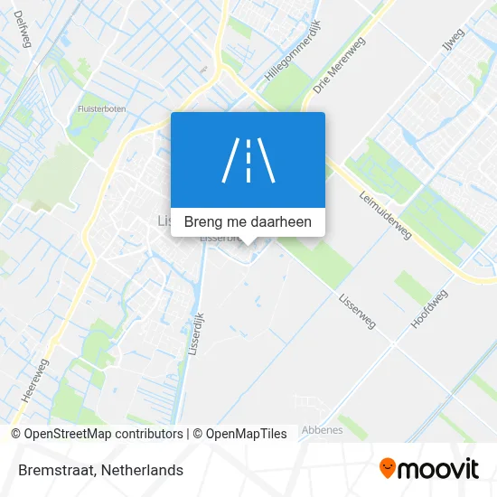 Bremstraat kaart