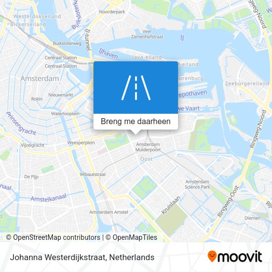 Johanna Westerdijkstraat kaart