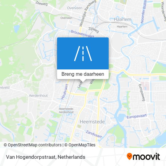 Van Hogendorpstraat kaart