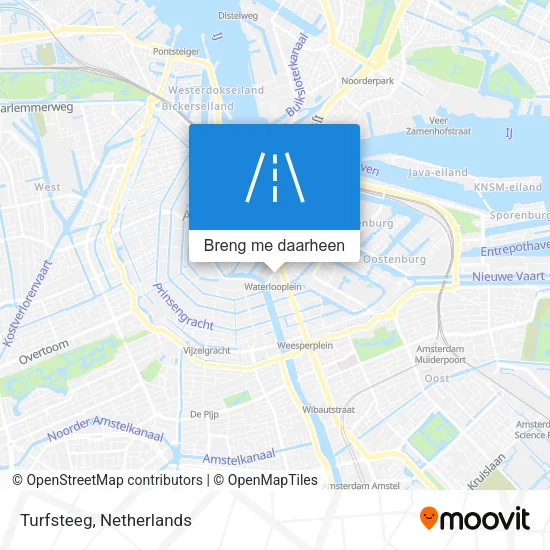 Turfsteeg kaart