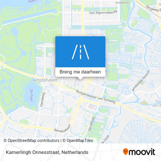 Kamerlingh Onnesstraat kaart