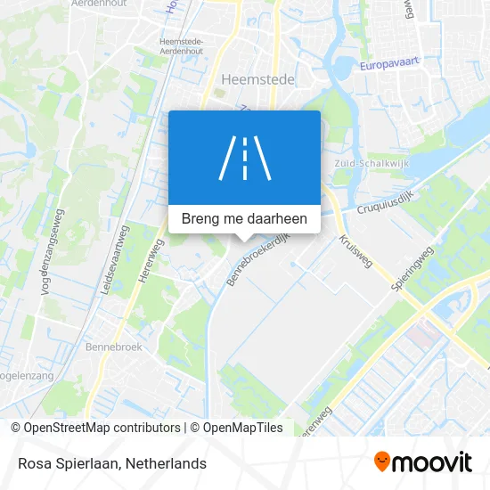 Rosa Spierlaan kaart
