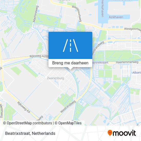 Beatrixstraat kaart
