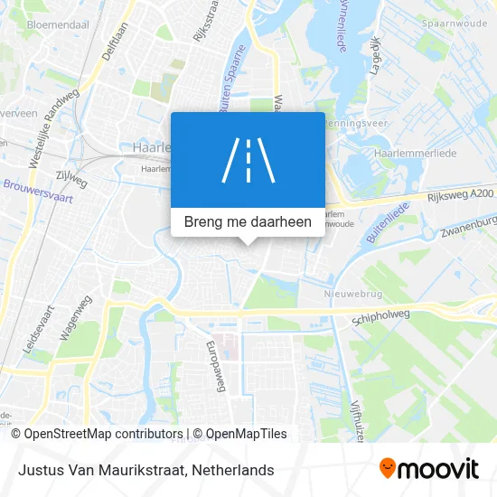 Justus Van Maurikstraat kaart