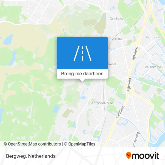 Bergweg kaart