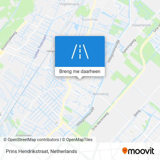 Prins Hendrikstraat kaart
