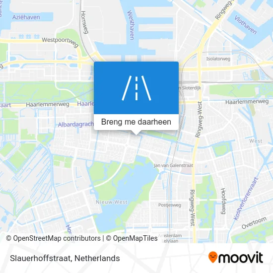 Slauerhoffstraat kaart