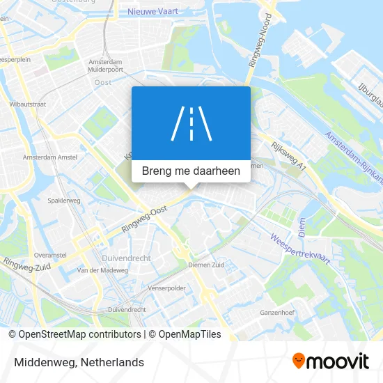 Middenweg kaart