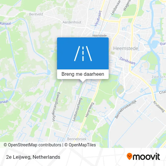 2e Leijweg kaart
