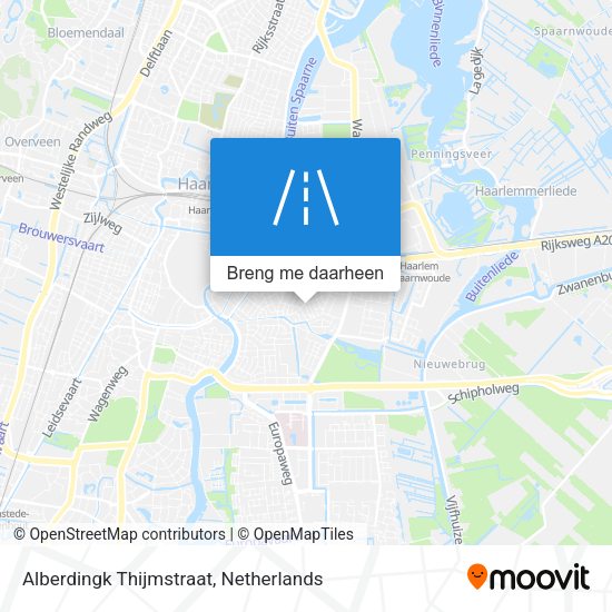 Alberdingk Thijmstraat kaart