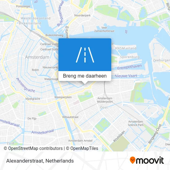 Alexanderstraat kaart