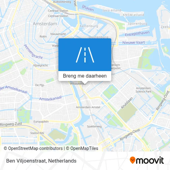 Ben Viljoenstraat kaart