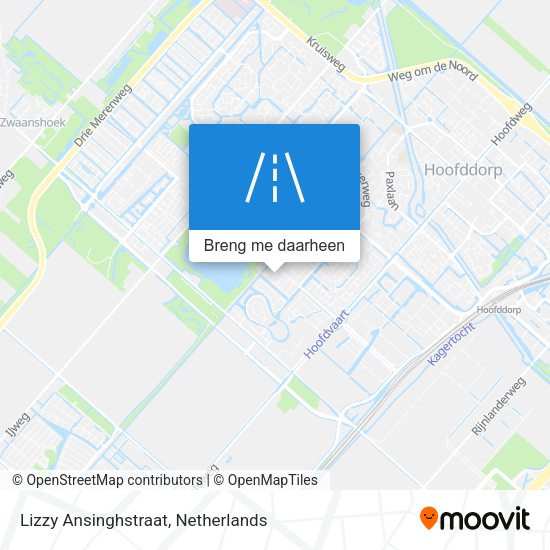 Lizzy Ansinghstraat kaart