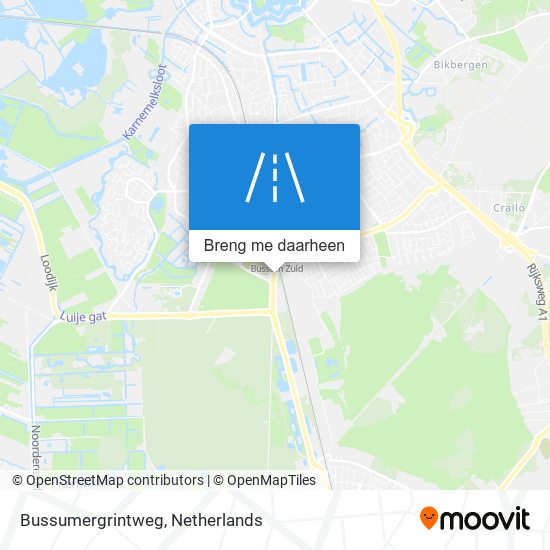 Bussumergrintweg kaart