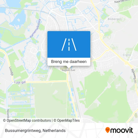 Bussumergrintweg kaart
