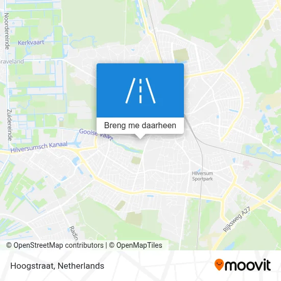 Hoogstraat kaart