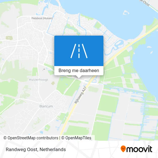 Randweg Oost kaart