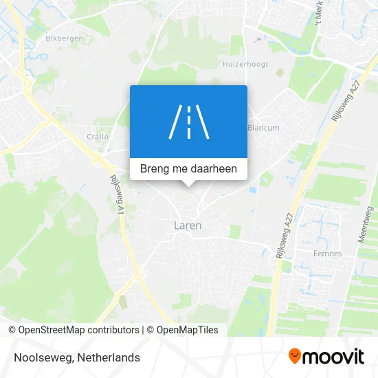 Noolseweg kaart