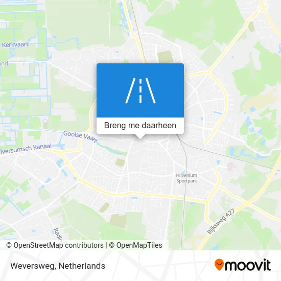 Weversweg kaart