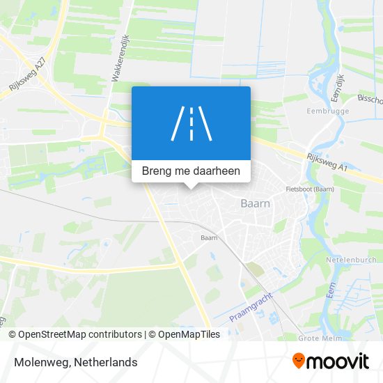 Molenweg kaart