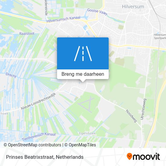 Prinses Beatrixstraat kaart