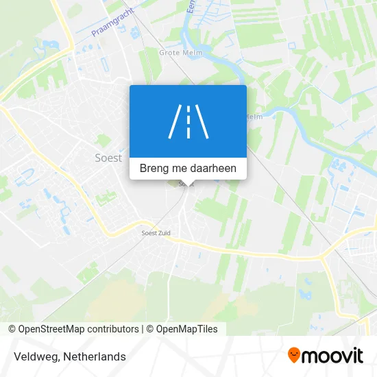 Veldweg kaart
