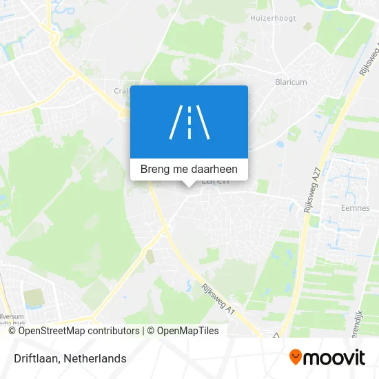 Driftlaan kaart