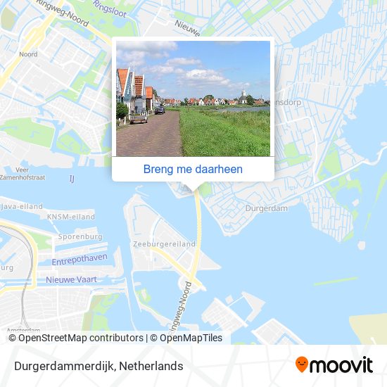 Durgerdammerdijk kaart