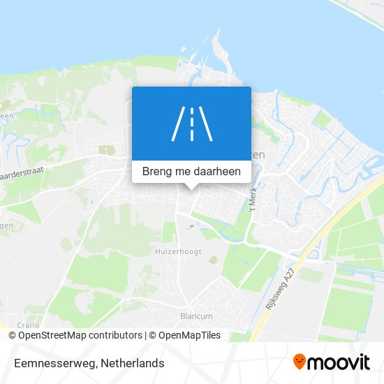 Eemnesserweg kaart