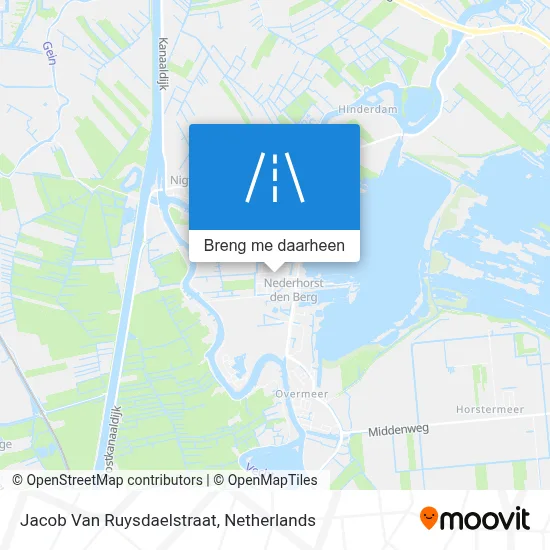 Jacob Van Ruysdaelstraat kaart