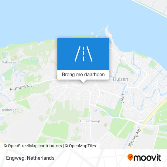 Engweg kaart