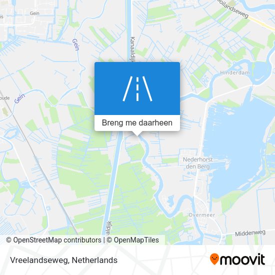 Vreelandseweg kaart