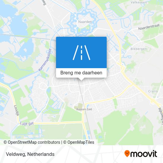 Veldweg kaart