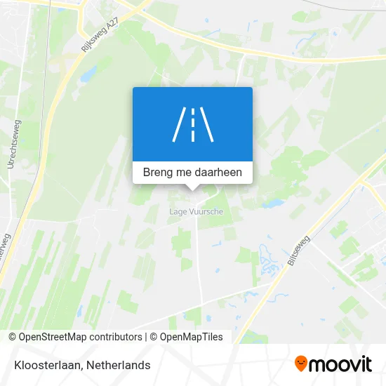 Kloosterlaan kaart