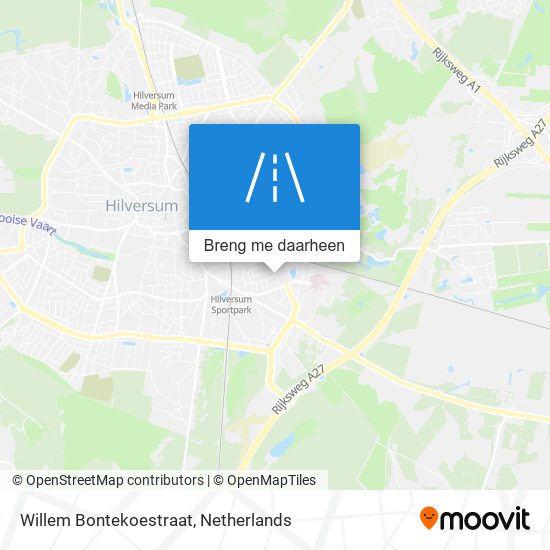 Willem Bontekoestraat kaart