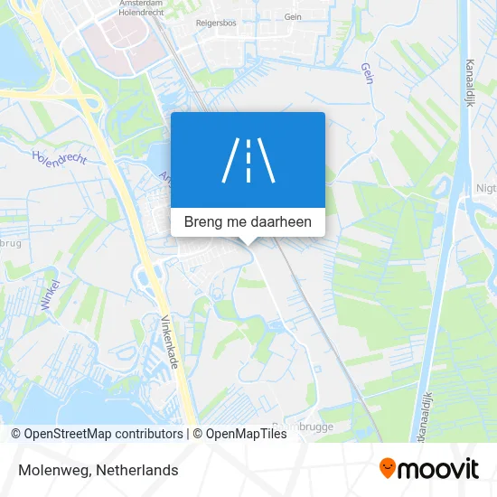 Molenweg kaart