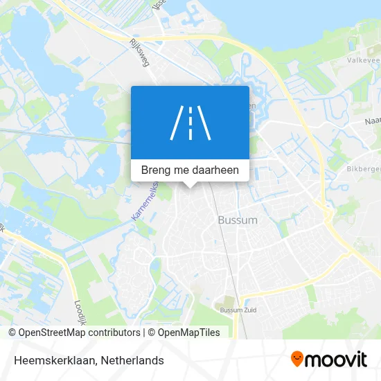 Heemskerklaan kaart