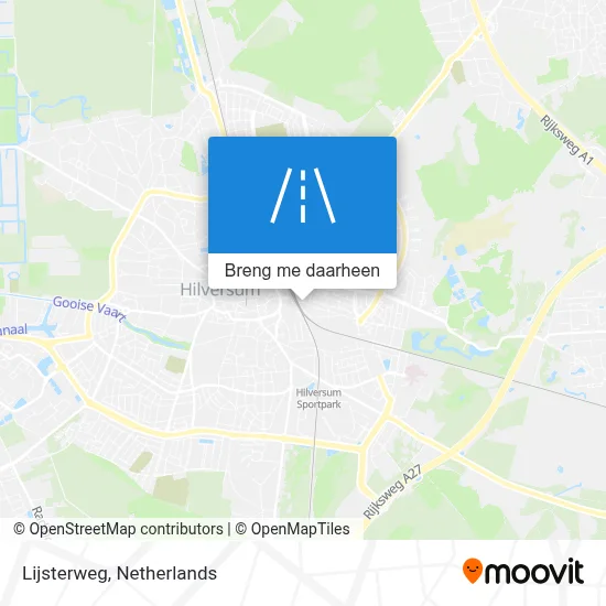 Lijsterweg kaart