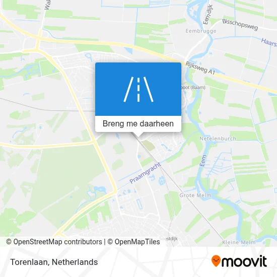Torenlaan kaart