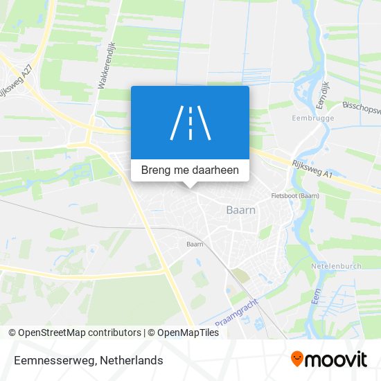 Eemnesserweg kaart