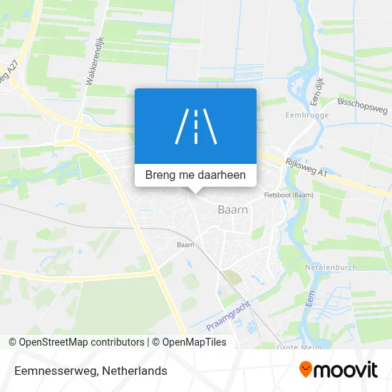 Eemnesserweg kaart