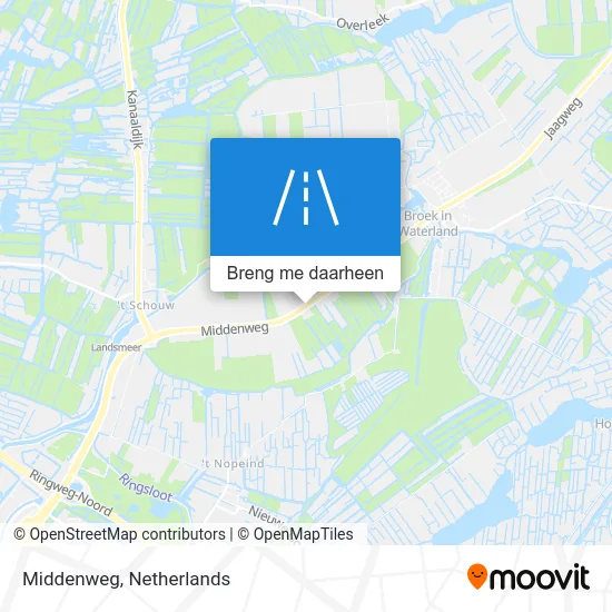 Middenweg kaart