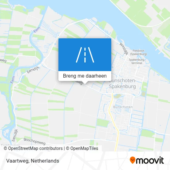 Vaartweg kaart