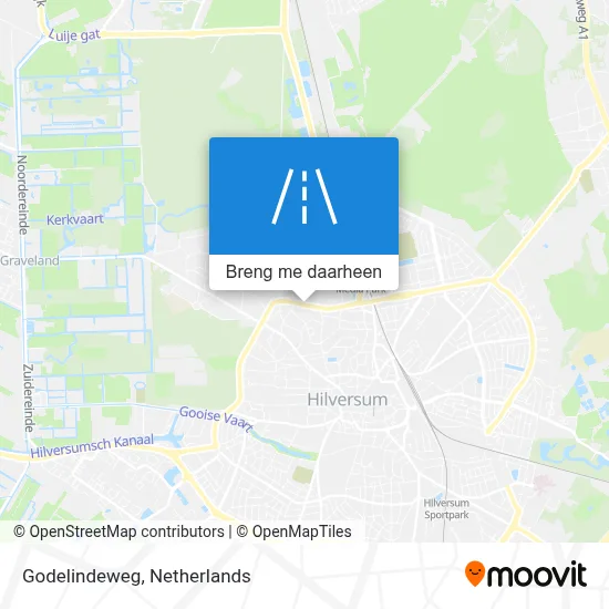 Godelindeweg kaart