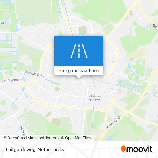 Luitgardeweg kaart