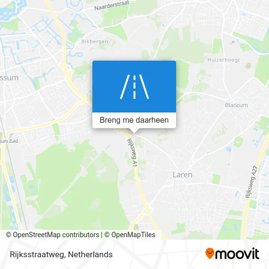 Rijksstraatweg kaart