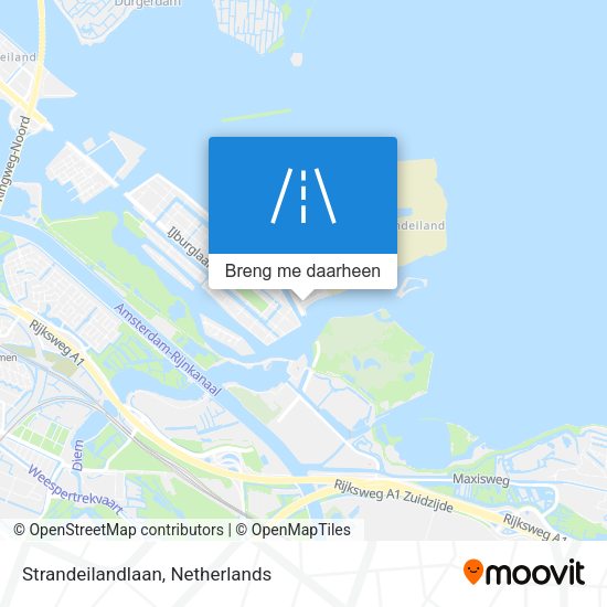 Strandeilandlaan kaart